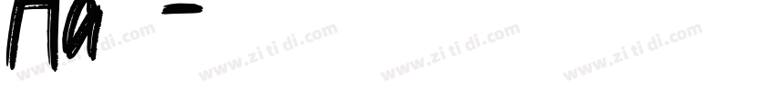 Aa字库字体转换
