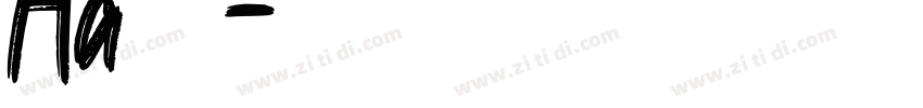 Aa小梨涡字体转换