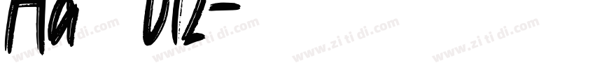 Aa润行体v12字体转换