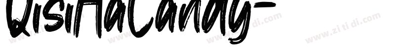 QisiAaCandy字体转换