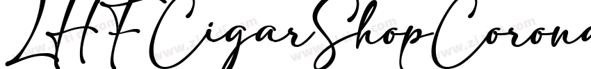 LHFCigarShopCorona字体转换