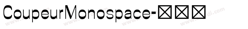 CoupeurMonospace字体转换 CoupeurMonospace字体转换