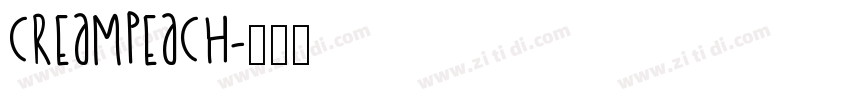 CreamPeach字体转换