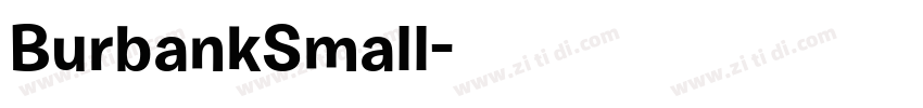 BurbankSmall字体转换