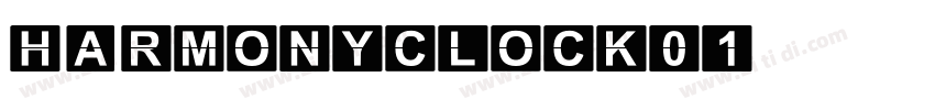 HarmonyClock01字体转换