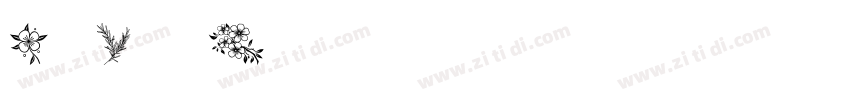 LineFlowerRegular字体转换