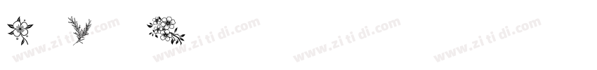 LineFlowerRegular字体转换