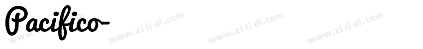 Pacifico字体转换 Pacifico字体转换