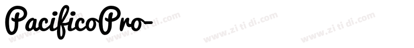 PacificoPro字体转换 PacificoPro字体转换
