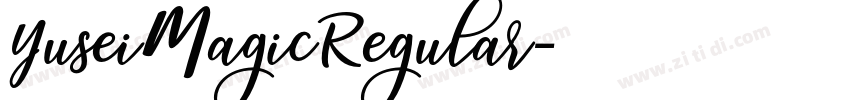 YuseiMagicRegular字体转换