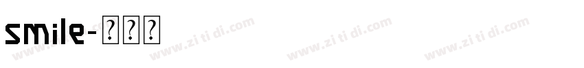 smile字体转换