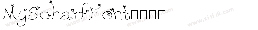 MyScharfFont字体转换