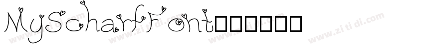 MyScharfFont字体字体转换