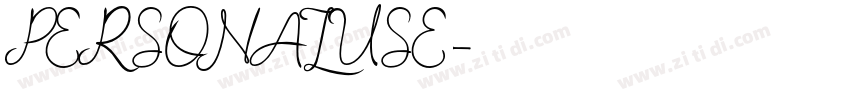 PERSONALUSE字体转换 PERSONALUSE字体转换