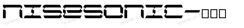 NiseSonic字体转换