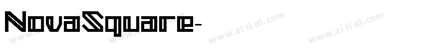 NovaSquare字体转换