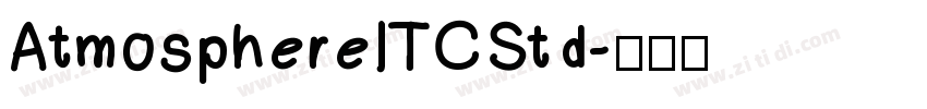 AtmosphereITCStd字体转换