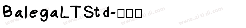 BalegaLTStd字体转换