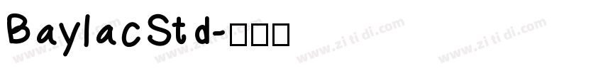 BaylacStd字体转换