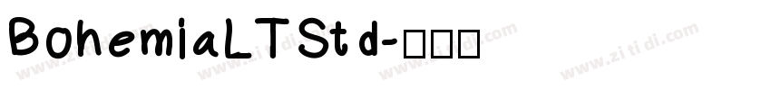 BohemiaLTStd字体转换