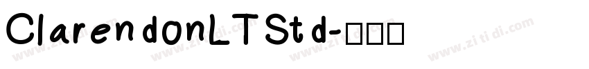 ClarendonLTStd字体转换