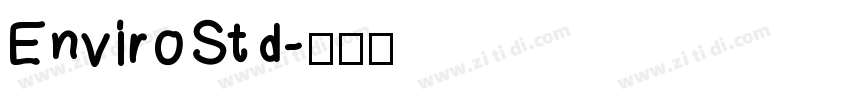 EnviroStd字体转换