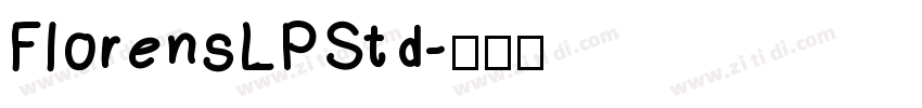 FlorensLPStd字体转换