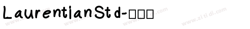 LaurentianStd字体转换