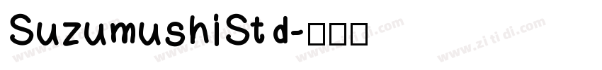 SuzumushiStd字体转换