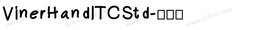 VinerHandITCStd字体转换