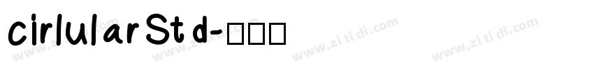 cirlularStd字体转换