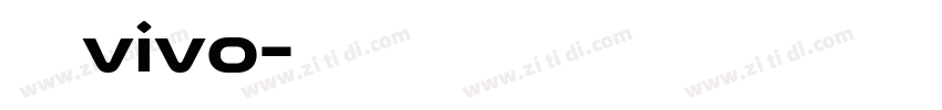 汉仪vivo字体转换