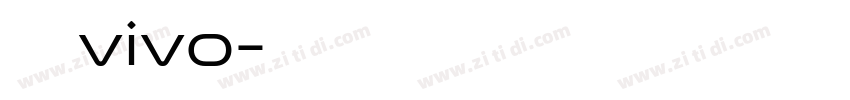 汉仪vivo字体转换