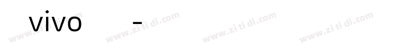 汉仪vivo定制黑体字体转换