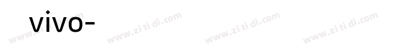 汉仪vivo字体转换
