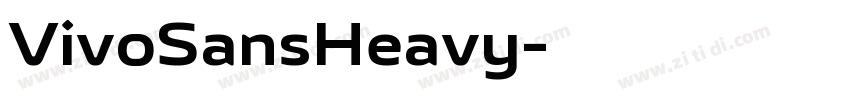VivoSansHeavy字体转换 VivoSansHeavy字体转换