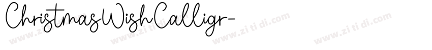 ChristmasWishCalligr字体转换 ChristmasWishCalligr字体转换