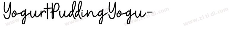 YogurtPuddingYogu字体转换