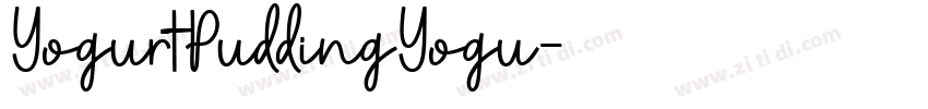 YogurtPuddingYogu字体转换