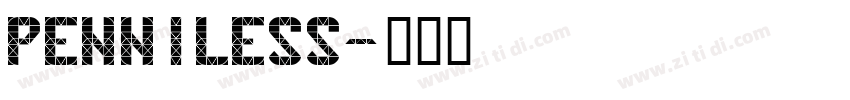 Penniless字体转换