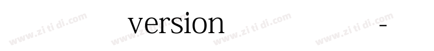 宋体常规version516下载字体转换