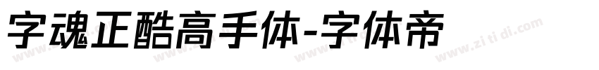 字魂正酷高手体字体转换