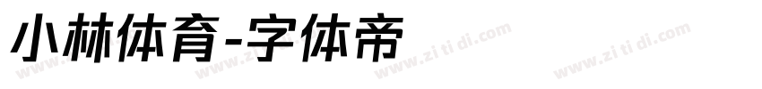 小林体育字体转换