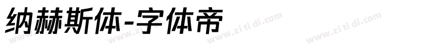 纳赫斯体字体转换