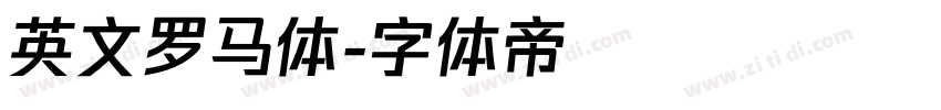 英文罗马体字体转换