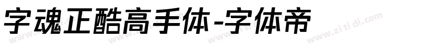 字魂正酷高手体字体转换