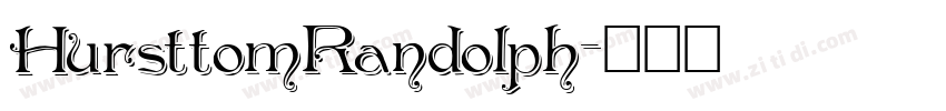 HursttomRandolph字体转换