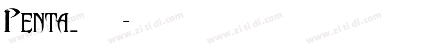 Penta_35091字体转换