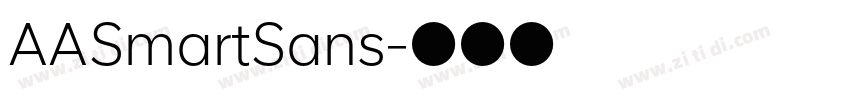 AASmartSans字体转换 AASmartSans字体转换