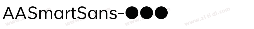 AASmartSans字体转换 AASmartSans字体转换